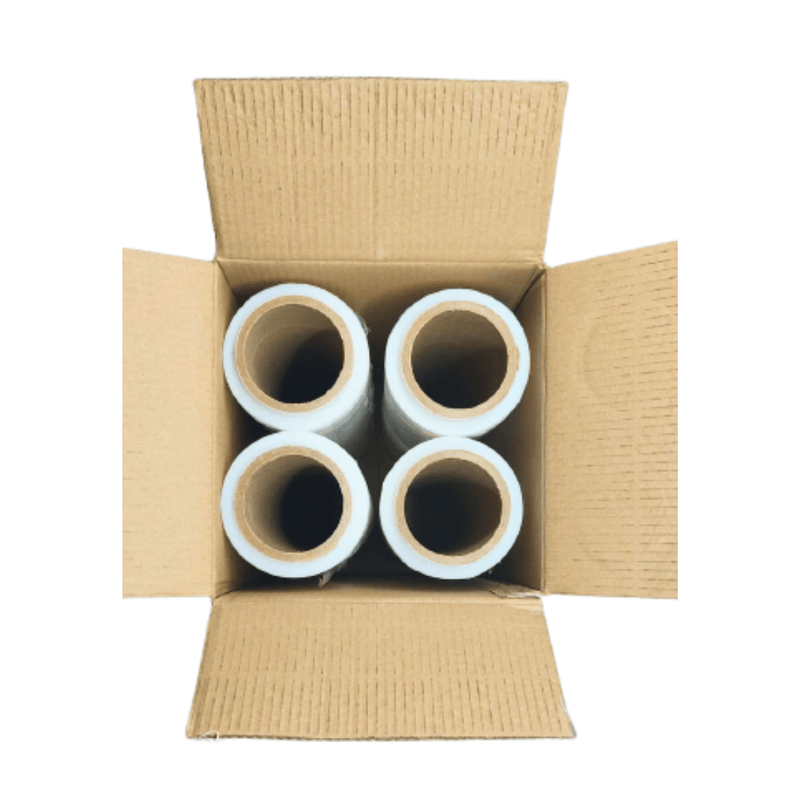 Stretch Film Wrap Hand Wrap 18" x 80 Gauge, 1000 Feet (4 Rolls/Case) - Bulk Depot