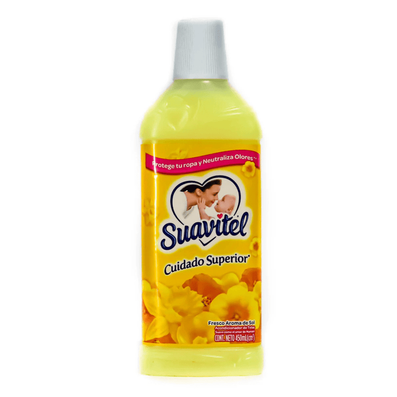 Suavitel Fabric Softener Aroma de Sol, 450ml Bottles - Case of 12 - Bulk Depot