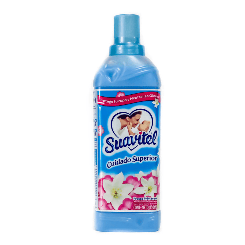 Suavitel Fabric Softener, Primavera, 850mL, Case of 12 - Bulk Depot