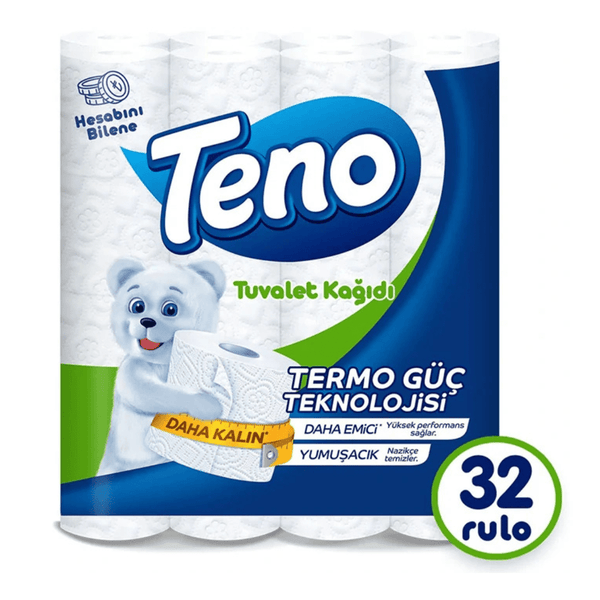 Teno Toilet Paper 2 - Ply - 32 Rolls Per Case - Bulk Depot