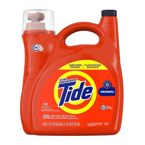 Tide Liquid Detergent 163 oz, Original Scent, HE, Case of 4 - Bulk Depot