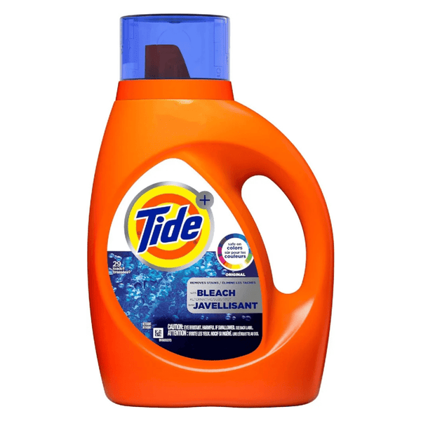 Tide Liquid Detergent Regular with Downy & Oxi/ Regular/ Bleach, 34oz Bottles - Case of 6 - O - Bulk Depot