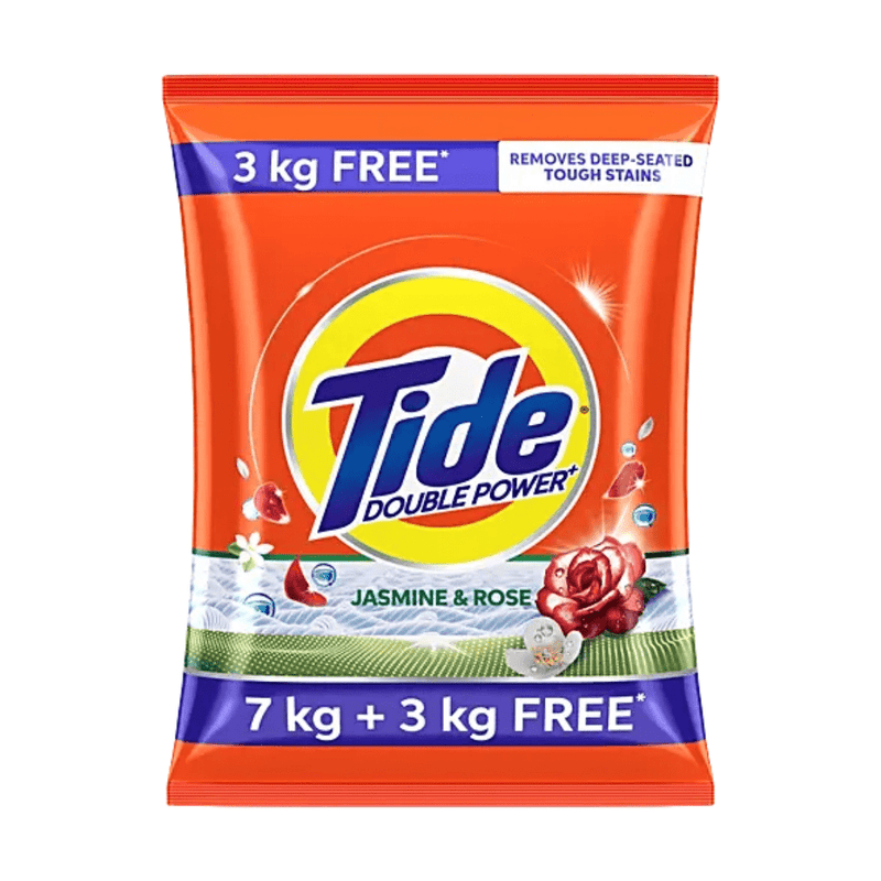 Tide Powder Detergent, Jasmine & Rose, 10kg, Pack of 2 - Bulk Depot