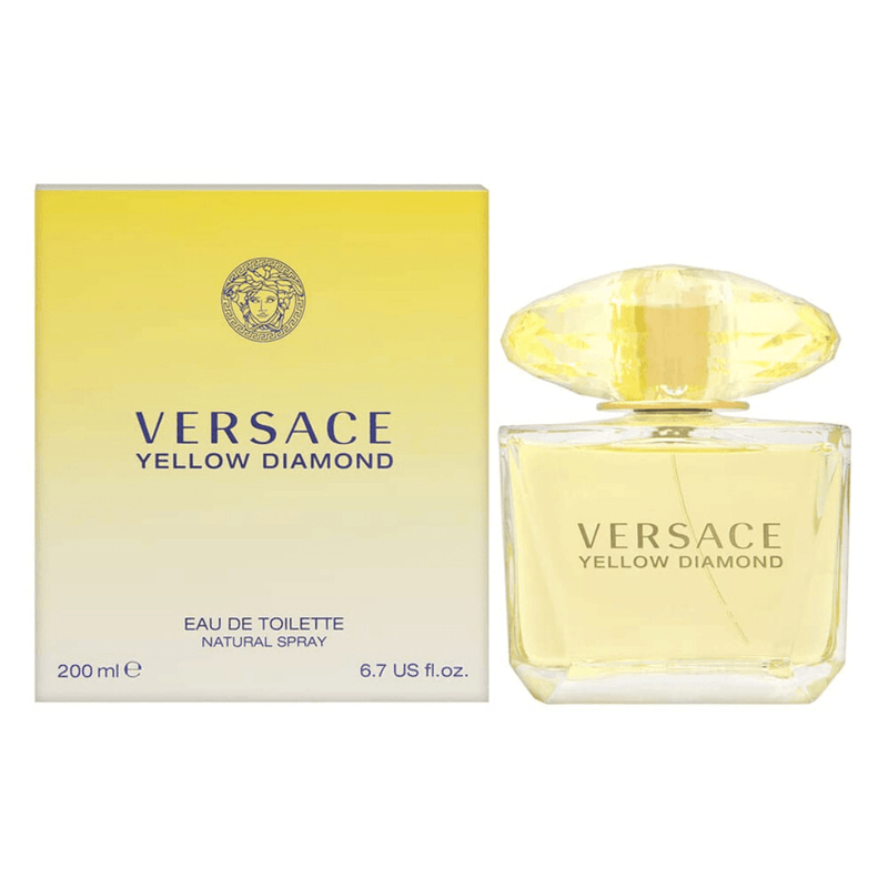 Versace Yellow Diamond Eau de Toilette Spray (W) - 6.7oz (200ml) - Bulk Depot