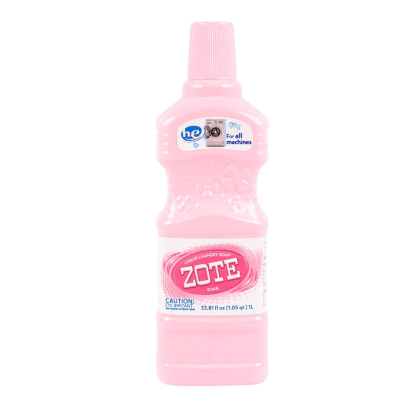 Zote Liquid Detergent 33.81 oz, Pink, Case of 12 - Bulk Depot