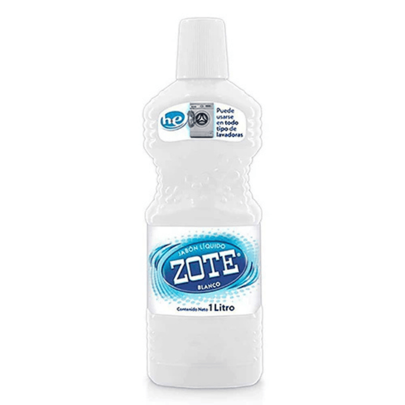 Zote Liquid Detergent 33.81 oz, White, Case of 12 - Bulk Depot